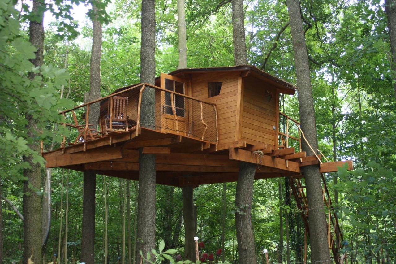 Treehouse V Brdech Villa Bohutin  Luaran gambar